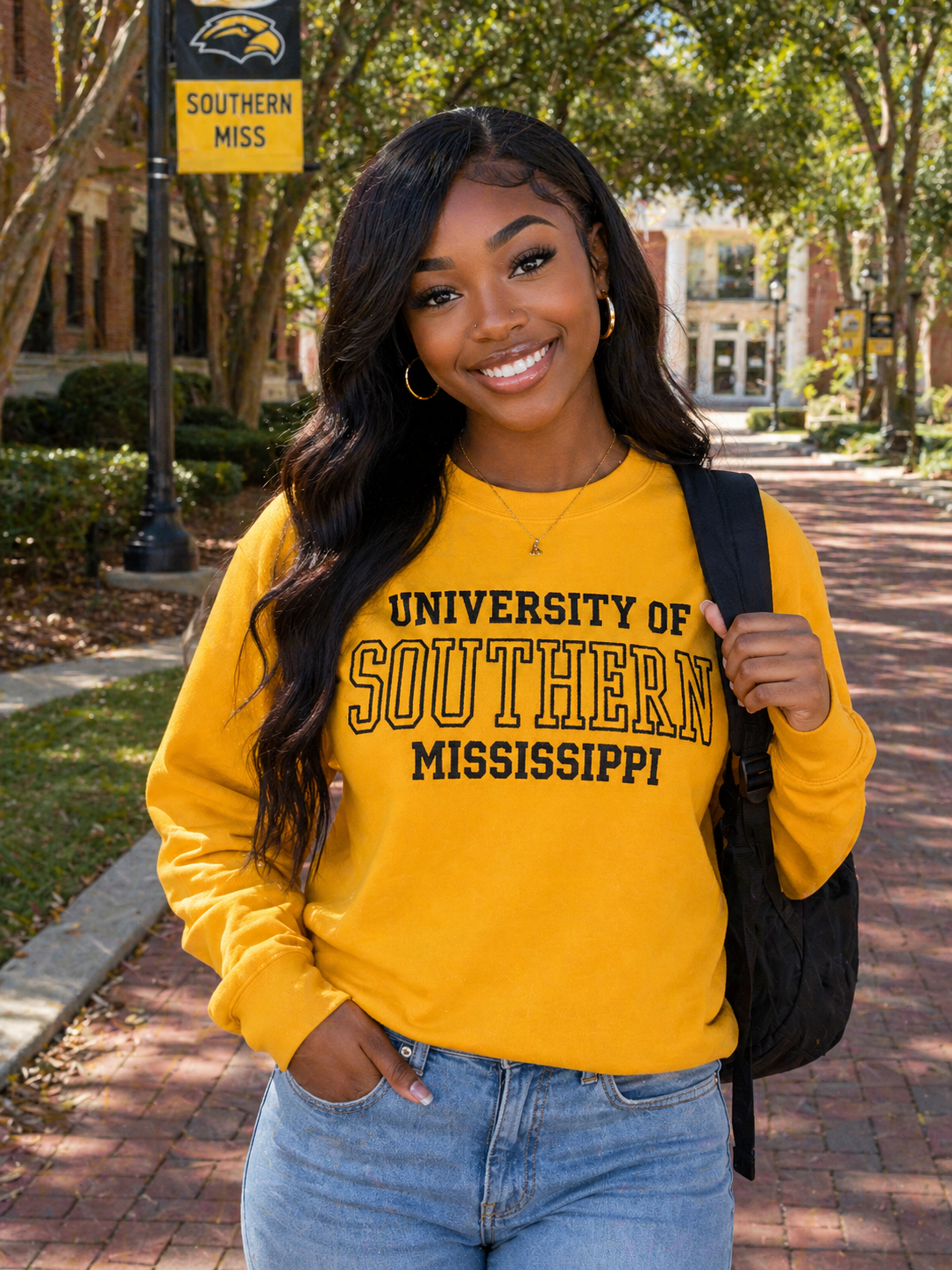 University of Southern Mississippi Embroidered Sweatshirt