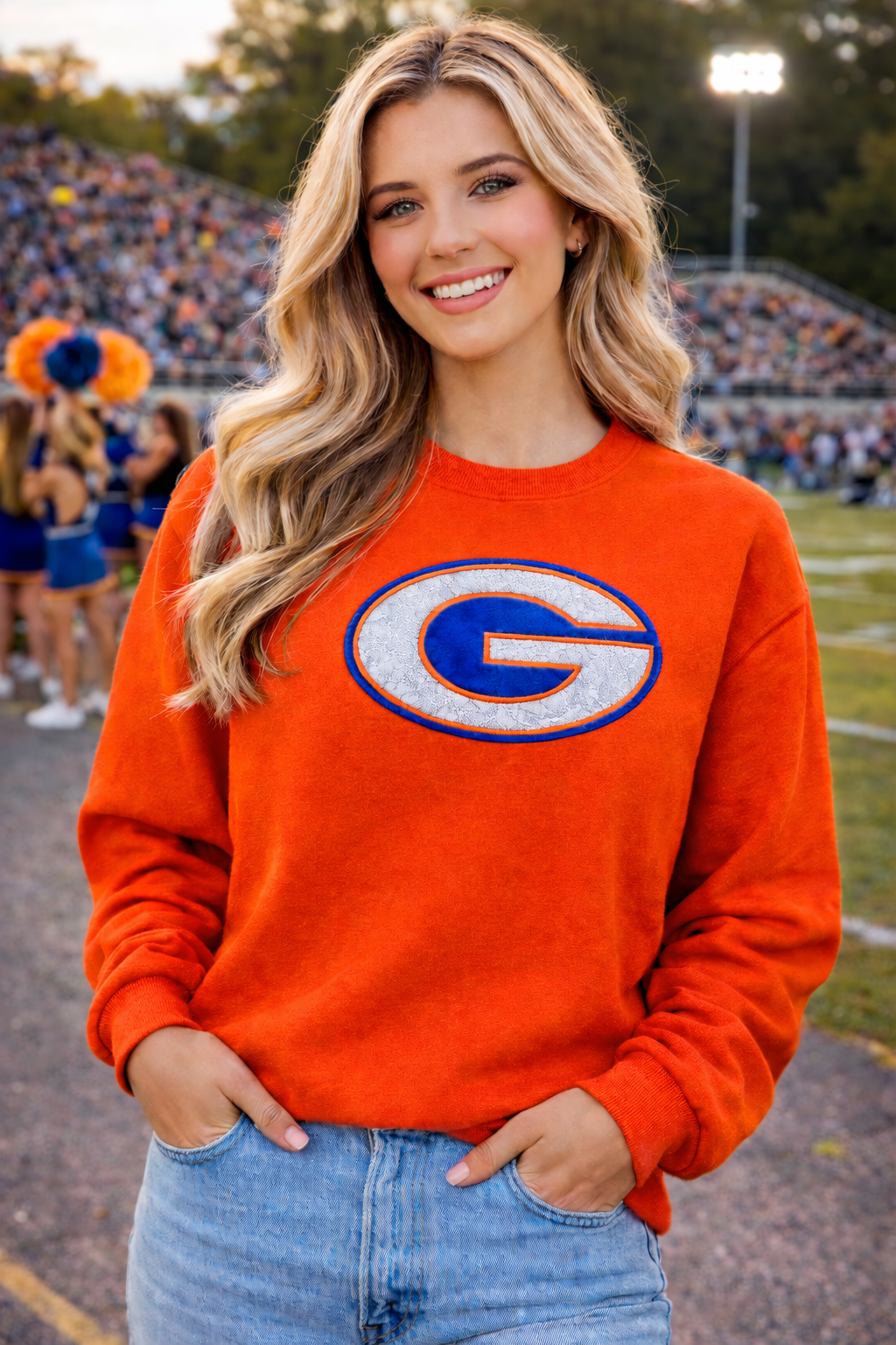 Gulfport Admirals Aplique Sweatshirt