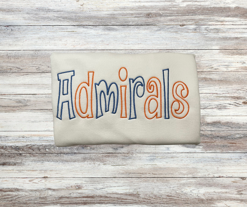 Gulfport Admirals Embroidery Sweatshirt