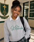 St. Patrick Embroidered Minimalist Irish Spirit Crewneck