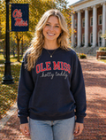 Ole Miss Hotty Toddy Embroidered Sweatshirt