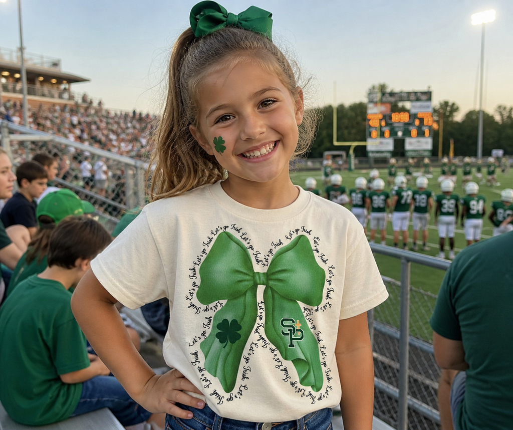St.Patrick Irish Bow Graphic Tee