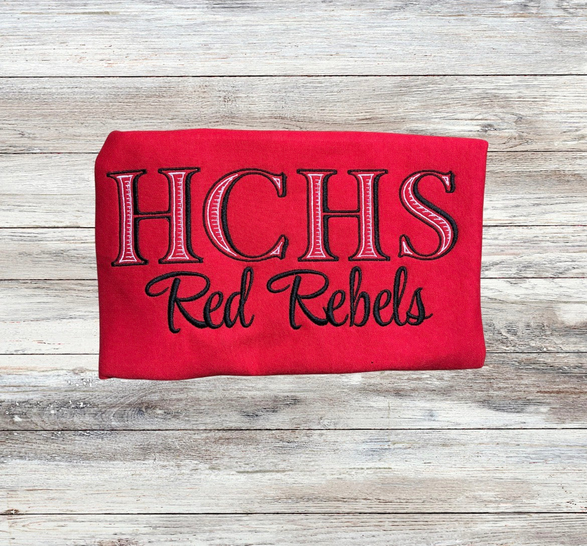 HCHS Red Rebels Embroidered Sweatshirt