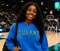 Tulane University Embroidered Sweatshirt