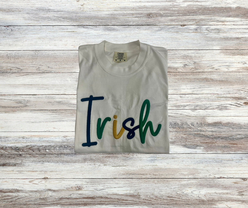 Irish Puff-Script Comfort Colors T-Shirt