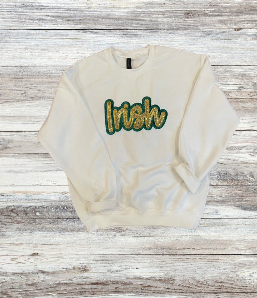 Irish Sequin Sweatshirt