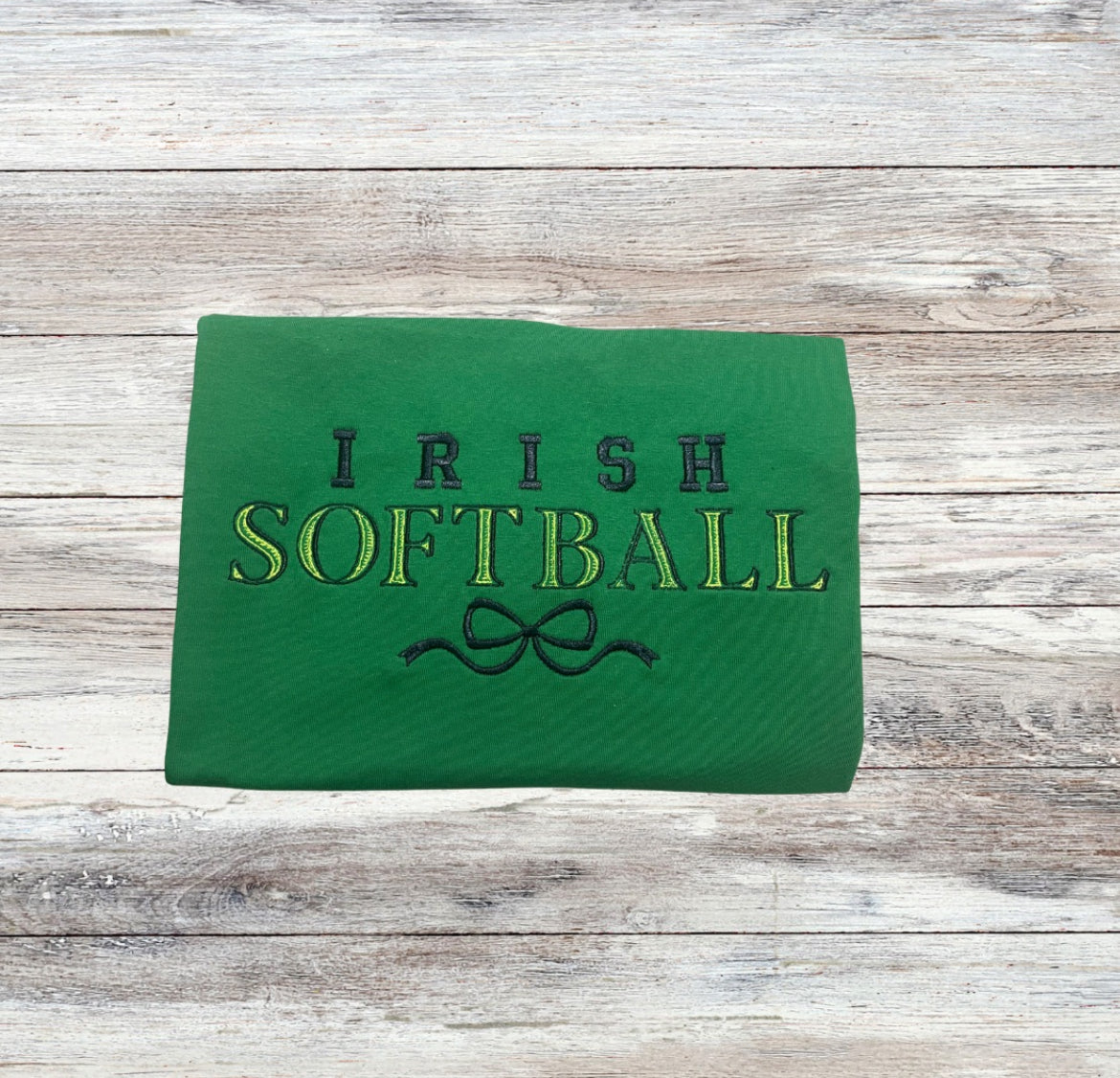Irish Softball Embroidered Game Day Tee
